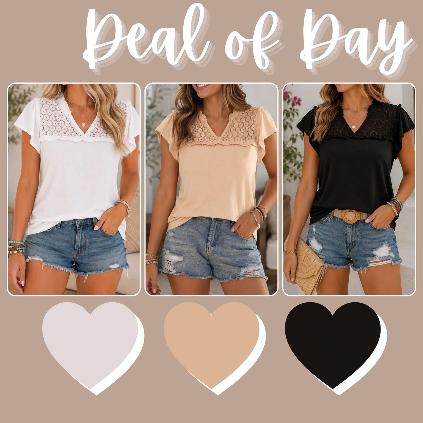 Lace ruffle Blouse