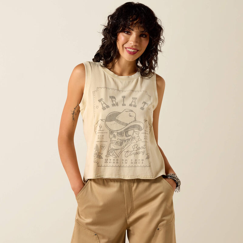 Wanted Skull Tank | Ariat