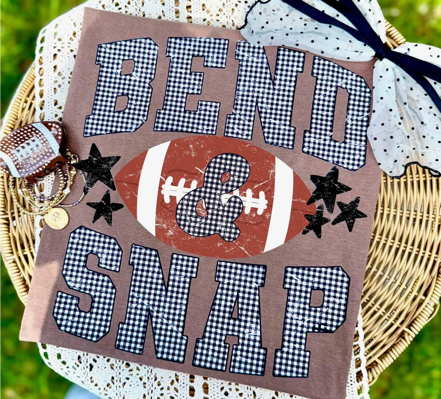 Bend snap T shirt