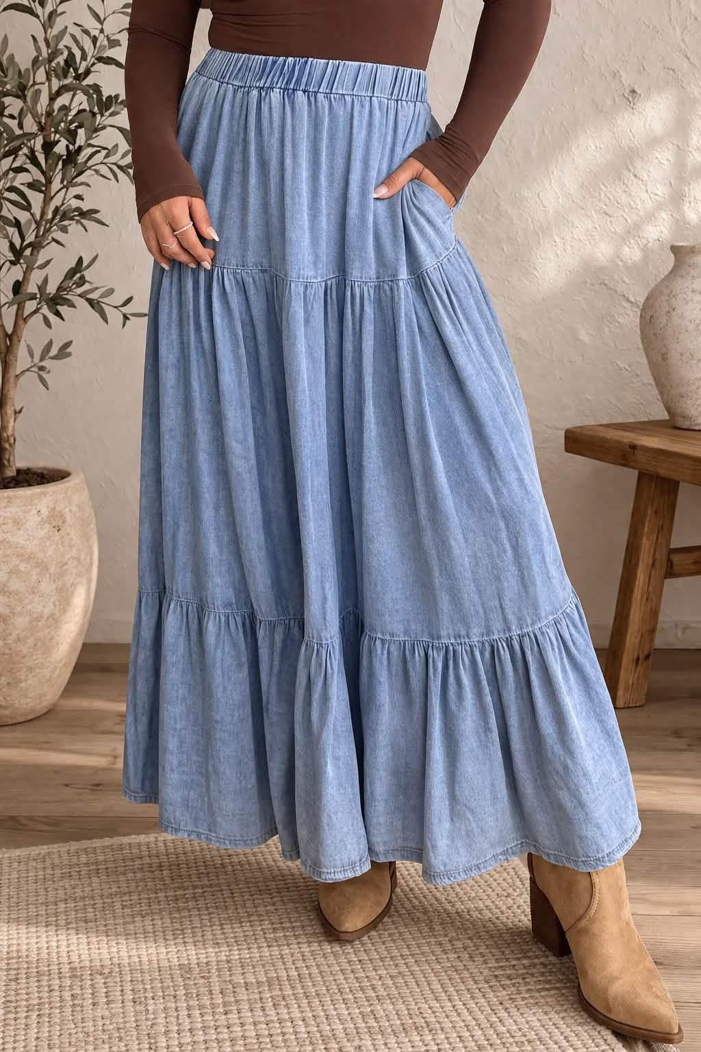 Tiered skirt!